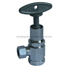 Chromed Brass Angle Stop Valve with Loose Key (J02K)